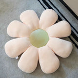 Stuffed Six Petal Flower Cushion Girly Room Decor Sunflower Pillow Bay Window Pink Flower Setting for Kids Bedroom Seat Pillow