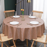 Round Tablecloth PVC Waterproof Antifouling Cover Outdoor Dining Table Cloth