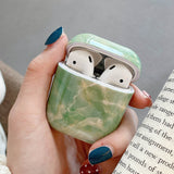 For AirPods Pro 2 Cases Luxury Marble Hard PC Glossy Earphone Case Bluetooth Wireless Charging Box Cover for AirPod 1 3 Air Pods