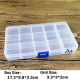 Multi Grids Plastic Detachable Storage Boxes Bins for Tools&Jewelry&Fishing Gear&Screw Desk Organizer cajas de madera