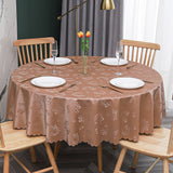 Round Tablecloth PVC Waterproof Antifouling Cover Outdoor Dining Table Cloth