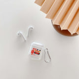 Clear Retro Label earphone case for airpods pro 3 wireless bluetooth charging box for airpod 2 1 code cases cover soft silicone