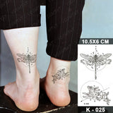 Waterproof Temporary Tattoo Sticker Wolf Cat Deer Panda Moon Mountain Flash Tatto Arm Wrist Fake Tattoos Body Art Women Men Kids