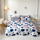 Cotton Pastoral Flower Cartoon Style Fashion Bedding Bed Cover Bed Sheet Duvet Cover Pillowcase 4pcs Bedding Sets/Queen