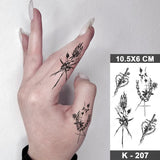 Dark Snake Waterproof Temporary Tattoo Stickers Scorpion Prajna Old School Flash Tattoos Hand Arm Women Body Art Fake Tatoo Men