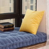 Long Cushion Thickening Garden Chair Cushion Solid Color Home Seat Mat Floor Cushion 55x150/55x165cm Bench Cushion Customizable