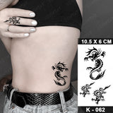 Dark Snake Waterproof Temporary Tattoo Stickers Scorpion Prajna Old School Flash Tattoos Hand Arm Women Body Art Fake Tatoo Men