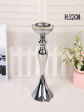 Metal Candle Holders Flowers Vase Candlestick Centerpieces Road Lead Candelabra Centerpieces Wedding porps Christmas decoration