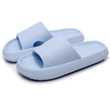 Women Thick Platform Cloud Slippers Summer Beach Soft Sole Slide Sandals Men Ladies Indoor Bathroom Anti-slip Home Slippers