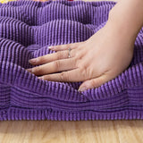 Long Cushion Thickening Garden Chair Cushion Solid Color Home Seat Mat Floor Cushion 55x150/55x165cm Bench Cushion Customizable