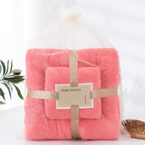 Microfiber Towel Set Coral Fleece Absorbent Hair Swimming Face Hand Bath Towel Sets Microfibre Bathroom Towels Sets