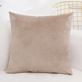 Solid Velvet Pillow Cushion Cover Home New Year Decorative 40*40/45*45/50*50/55*55/60*60cm