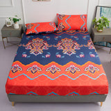 Hot Sale Single Fitted Sheet Mattress Cover With All-around Elastic Rubber Band Bed Cover Polyester Bed Sheet（No Pillow cases）