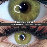 Color Contact Lenses for Eyes 2pcs TAYLOR GRAY Green Colored Lenses Beautiful Pupil Yearly Makeup Cosmetic ContactLens