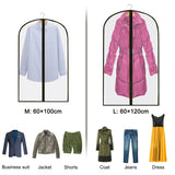 5/10Pcs Dustproof Cloth Cover Bags Clothes Hanging Garment Dress Suit Coat Dust Cover Home Storage Bag Pouch Case Organizer