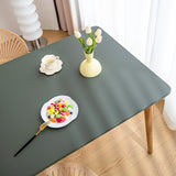 Rectangle Leather Tablecloth for Dinner Table Cloth Cover Stain Wrinkle Resistant Waterproof Oil-proof Desk Cover Desktop