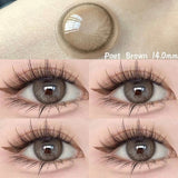 1 Pair Korean Lens Colored Contact Lenses for Eyes Natural Colorcon Brown Big Eye Lenses Blue Eye Lenses Black Lenses