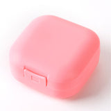 Simple Generous Soap Case Soap Dispenser Plate Case Solid Color Plastic Soaps Holder Home Shower Travel Rack Bathroom Supplies