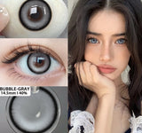 1Pair New Color Contact Lenses for Eyes Natural Brown Eyes Contacts Lenses Yearly Fashion Blue Eyes Lens Colored Lens