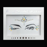 Face Tattoo Eyeshadow Stickers Nail Stickers 3D Pearl Face Jewels Diamond Decoration Self Adhesive Body Brow Makeup DIY Beauty