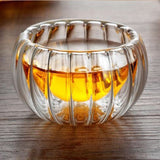 Stripe Double Wall High Borosilicate Glass Mug Heat Resistant Tea Milk Juice Coffee Water Cup Whisky Espresso Coffee