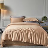 Natural Silk Bedding Set Luxury Quilt Cover Set Soft Duvet Cover Flat Sheet Pillowcases Queen King Size Duvet Cover Set