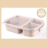 Microwave Lunch Box Wheat Straw Dinnerware Food Storage Container Children Kids School Office Portable Bento Box Lunch Bag