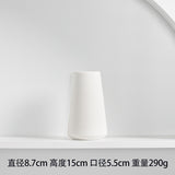 Ceramic Vase Plain Embryo Nordic Handicrafts Desk Decoration Home Decoration Dried Flowers Small Flower Inserts