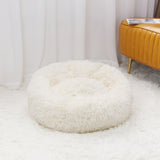 Cat Beds Super Soft Pet Dog Cat Bed Plush Full Size Washable Calm Bed Donut Bed Comfortable Sleeping Artifact Product Cat Beds