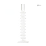 European Candle Holder Glass Candlestick Home Decoration Wedding Decoration Candle Stick Holder Nordic Home Decor