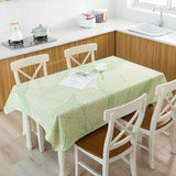 New Nordic Style Tropical Green Leaves Monstera Flamingo Table Cover Waterproof Table Cover Home Kitchen Tablecloth