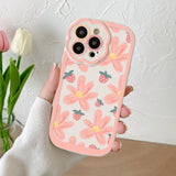 Flower Lens Protect Cases For iPhone 11 12 13 14 Pro Max Phone Case iPhone11 Fundas iPhone14 Plus 11Pro Promax Soft Back Cover