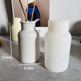 Striped Vase Clay Silicone Mold DIY Handmade Flowerpot Concrete Cement Molds Fragrance Aromatherapy Bottle Plaster Mould