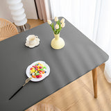 Rectangle Leather Tablecloth for Dinner Table Cloth Cover Stain Wrinkle Resistant Waterproof Oil-proof Desk Cover Desktop