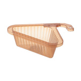 Kitchen Sink Filter Basket Corner Drain Strainer Basket Triangular Sink Storage Multi-Functional Hanging Filtering Draining Rack