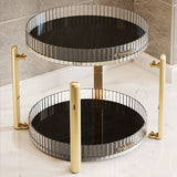 360° Rotating Tray Decorative Tray Organizer Cosmetic Storage Box Kitchen Accessories Snack Seasoning Desktop Multi-layer Shelf