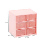 Plastic 9 Grids Desktop Storage Box Jewelry Dust Proof Drawer Desk Organizer Cosmetic Storage Earrings Makeup Container for Home