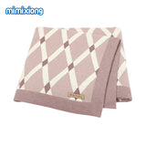 Baby Blankets Newborn Swaddle Wrap 100*80 CM Cotton Knitted Infant Kids Stroller Bedding Quilt Super Soft Children's Accessories