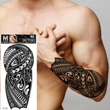 New Waterproof Temporary Tattoo Sticker Lion King Tiger Wolf Forest Mechanical Wild Boat Men Body Art Arm Fake Tatoo Women