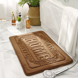 High Quality Rectangle Bath Mat Bathroom Bedroom Non-slip Mats Foam Rug Shower Carpet for Bathroom Kitchen Bedroom Rug