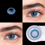 Natural Color Lens Eyes 2pcs Yearly Color Contact Lenses Beauty Contact Lenses for Eyes Eye Cosmetic Color Lens Eyes