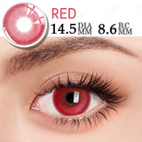 1 Pair Cosmetic Color Lens Korea Cosplay Big Eyes Contact Lens Diameter Large Pink Lens