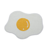 Poached Egg Shape carpet Funny Entrance Carpet Non-slip bath mat Kitchen Rug Chidren carpet modern home decoration