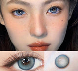 1 Pair Colorcon Korean Lenses Colored Contact Lenses for Eyes Big Eye Lenses Pink Lenses Blue Eye Lenses