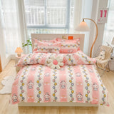 Quilt Cover Set With Bed Linens Single/Queen/King Size colcha de cama casal Solid Color Comforter Bedding Set For Double Bed