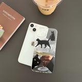 cute bread dog cartoon cat silicone soft back cover for iphone x xr xsmax 7 8 plus 12 mini 13 11 14 pro max phone case conque