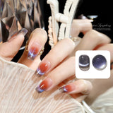 8ml Cat Eye Magnetic Gel Nail Polish Laser Magnet Soak Off UV LED Manicure Semi Permanent Nail for Art Gel Varnish Manicure