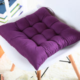 Soft Padded Cushion Solid Chair Cushion Square Mat Cotton Upholstery Pad Office Home Or Car Garden Sun Lounge Seat Cushion