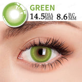 1 Pair Cosmetic Color Lens Korea Cosplay Big Eyes Contact Lens Diameter Large Pink Lens