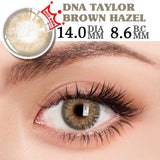 2pcs/1Pair Gray myopia Colored Contact Lenses For Eyes Aurora Europe Seriers lenses with diopters Colored lenses Yearly